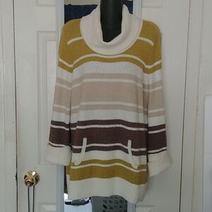 Style & Co. Women's Cowl Neck 3/4 Sleeve Sweater